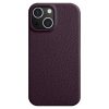 660151253F-1 MELKCO For iPhone 14 Case Full-Wrap Genuine Leather Premium Phone Cover | Compatible with MagSafe