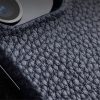 660151257A-8 MELKCO For iPhone 14 Pro Case Full-Wrap Genuine Leather Premium Phone Cover | Compatible with MagSafe