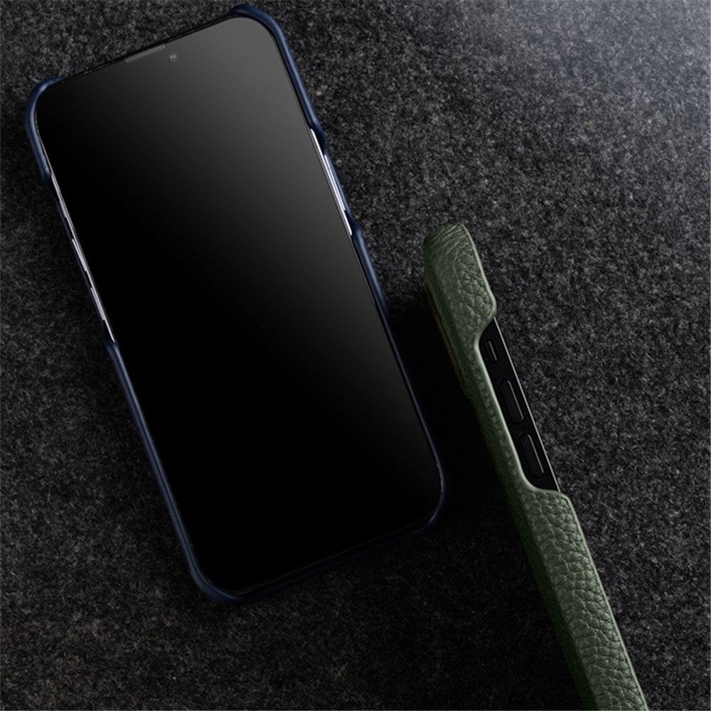 MELKCO For iPhone 14 Pro Case Full-Wrap Genuine Leather Premium Phone Cover | Compatible with MagSafe - Image 9