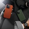 MELKCO For iPhone 13 Pro Case Genuine Leather Phone Cover