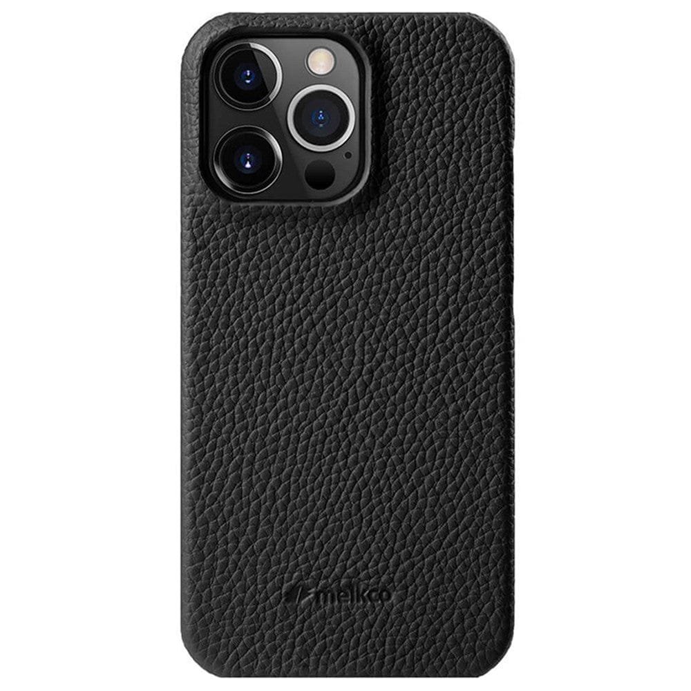 MELKCO For iPhone 13 Pro Max Case Genuine Leather Phone Cover