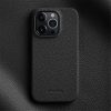 660151259A-2 MELKCO For iPhone 13 Pro Max Case Genuine Leather Phone Cover