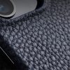 660151259A-6 MELKCO For iPhone 13 Pro Max Case Genuine Leather Phone Cover