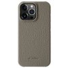 660151259F-1 MELKCO For iPhone 13 Pro Max Case Genuine Leather Phone Cover