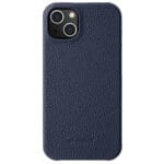MELKCO For iPhone 13 Case Genuine Leather Phone Case
