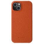 MELKCO For iPhone 13 Mini Case Genuine Leather Phone Cover