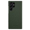 660151262D-1 MELKCO For Samsung Galaxy S23 Ultra Case Premium Genuine Leather Open Edge Phone Cover