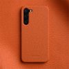 660151263A-3 MELKCO For Samsung Galaxy S23 Case Premium Genuine Leather Open Edge Phone Cover