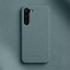 660151264A-2 MELKCO For Samsung Galaxy S23+ Case Premium Genuine Leather Open Edge Phone Cover