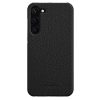 MELKCO For Samsung Galaxy S22+ Case Premium Genuine Leather Open Edge Phone Cover