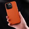 MELKCO For iPhone 14 Pro Max Case Premium Genuine Leather Phone Cover | Compatible with MagSafe
