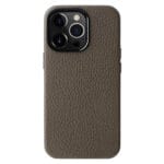 MELKCO For iPhone 14 Pro Case Premium Genuine Leather Phone Cover | Compatible with MagSafe