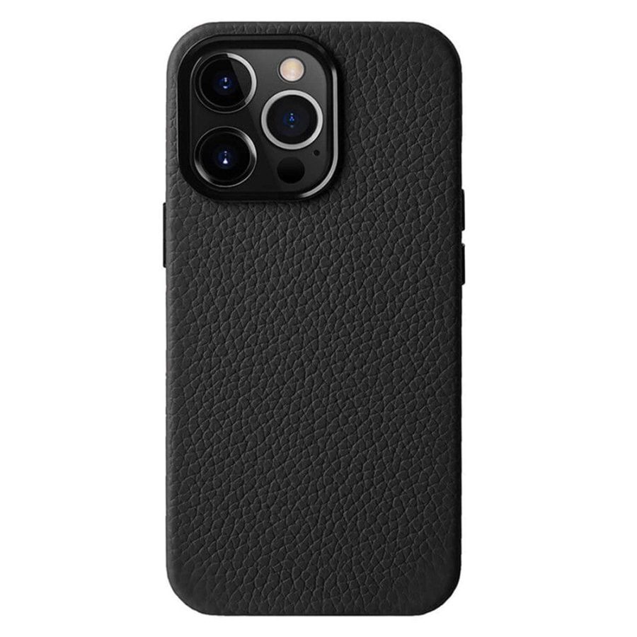 MELKCO For iPhone 13 Pro Max Case Premium Genuine Leather Phone Cover