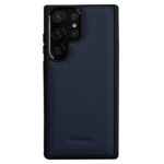 MELKCO For Samsung Galaxy S23 Ultra Case Premium Genuine Leather Coated Slim Phone Cover