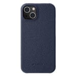 MELKCO For iPhone 15 Case Genuine Leather Phone Cover