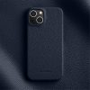 MELKCO For iPhone 15 Case Genuine Leather Phone Cover