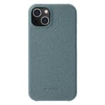 MELKCO For iPhone 15 Case Genuine Leather Phone Cover