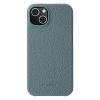 MELKCO For iPhone 15 Plus Case Genuine Leather Phone Cover