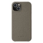MELKCO For iPhone 15 Plus Case Genuine Leather Phone Cover