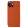 MELKCO For iPhone 15 Plus Case Genuine Leather Phone Cover