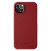 MELKCO For iPhone 15 Plus Case Genuine Leather Phone Cover