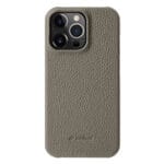 MELKCO For iPhone 15 Pro Max Case Genuine Leather Phone Cover
