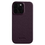 MELKCO For iPhone 15 Pro Max Case Genuine Leather Phone Cover