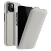 MELKCO For iPhone 13 Flip Case Genuine Leather Vertical Phone Cover