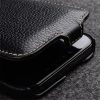 MELKCO For iPhone 13 Pro Flip Case Genuine Leather Vertical Phone Cover