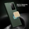 660155363A-2 QIALINO For Samsung Galaxy S23 Case Smart View Window Genuine Cowhide Leather Flip Cover