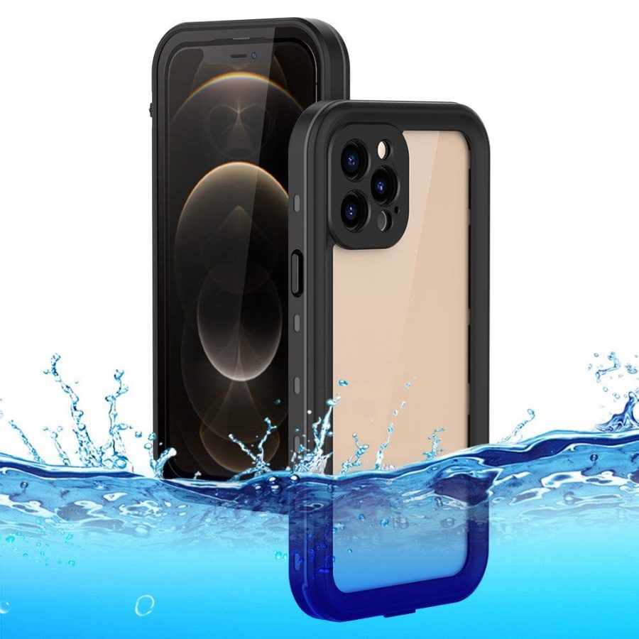 REDPEPPER Dot+ Series For iPhone 12 Pro Max Case IP68 Waterproof Clear Phone Cover