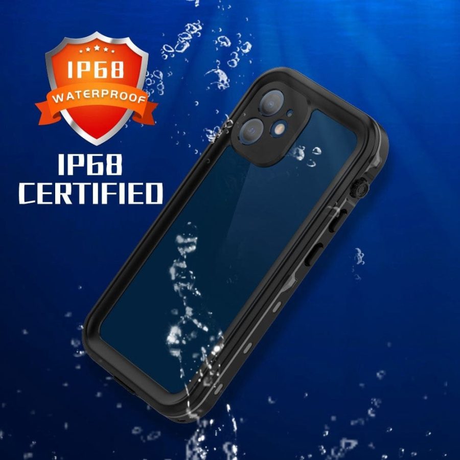 REDPEPPER Dot+ Series For iPhone 12 Mini Case IP68 Waterproof Clear Phone Cover