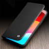 660160084A-5 QIALINO For iPhone 15 Pro Case Drop-Proof Genuine Leather Phone Stand Cover