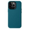 660161233E-1 MELKCO For iPhone 15 Pro Max Case Premium Genuine Leather Phone Cover | Compatible with MagSafe