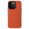 MELKCO For iPhone 15 Pro Case Premium Genuine Leather Phone Cover | Compatible with MagSafe
