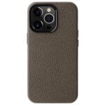MELKCO For iPhone 15 Pro Case Premium Genuine Leather Phone Cover | Compatible with MagSafe