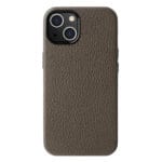 MELKCO For iPhone 15 Plus Case Premium Genuine Leather Phone Cover | Compatible with MagSafe