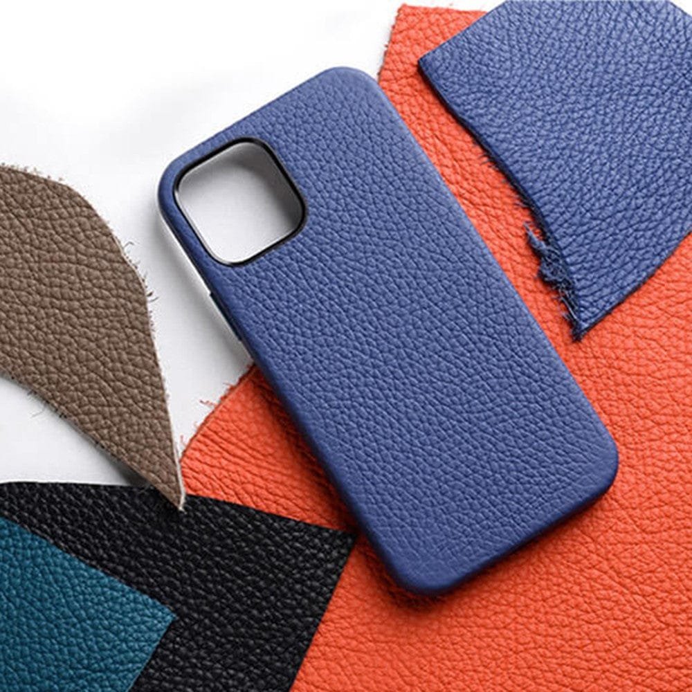 MELKCO For iPhone 14 Plus Case Premium Genuine Leather Phone Cover | Compatible with MagSafe - Image 4