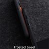 MELKCO For iPhone 15 Pro Max Case Genuine Leather Coated Phone Cover