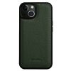MELKCO For iPhone 14 Plus Case Genuine  Leather Coated Phone Cover