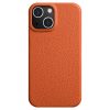 660161243E-1 MELKCO For iPhone 15 Case Full-Wrap Genuine Leather Premium Phone Cover | Compatible with MagSafe