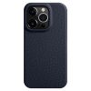 660161244D-1 MELKCO For iPhone 15 Pro Case Full-Wrap Genuine Leather Premium Phone Cover | Compatible with MagSafe