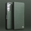 660162783B-5 QIALINO For Samsung Galaxy S23 Wallet Case Genuine Leather Magnetic Closure Flip Phone Cover