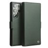 660162787B-1 QIALINO For Samsung Galaxy S23 Ultra Wallet Case Genuine Leather Magnetic Closure Flip Phone Cover
