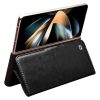 660172237B-2 QIALINO For Samsung Galaxy Z Fold4 Wallet Case Waxy Genuine Leather Flip Phone Cover with Magnetic Closure