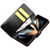 660172237B-3 QIALINO For Samsung Galaxy Z Fold4 Wallet Case Waxy Genuine Leather Flip Phone Cover with Magnetic Closure