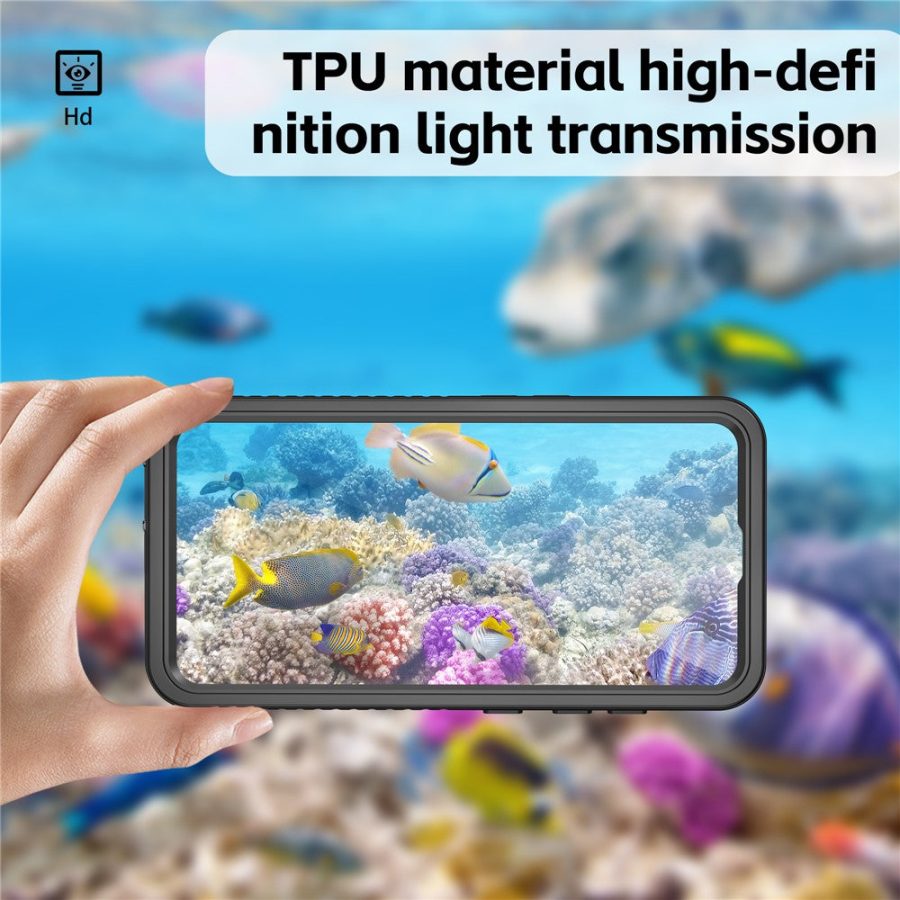 660175543A-4 REDPEPPER FS Series for Samsung Galaxy S24 IP68 Waterproof Case Clear Back Phone Cover