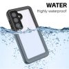 660175543A-5 REDPEPPER FS Series for Samsung Galaxy S24 IP68 Waterproof Case Clear Back Phone Cover
