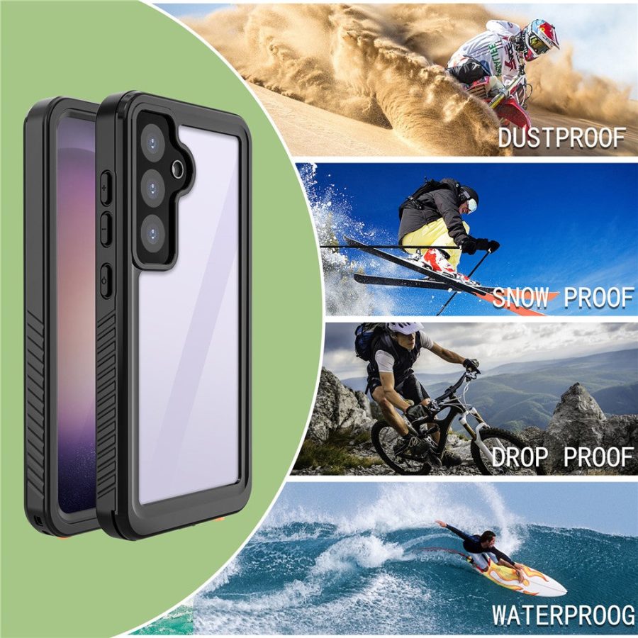 660175543A-8 REDPEPPER FS Series for Samsung Galaxy S24 IP68 Waterproof Case Clear Back Phone Cover
