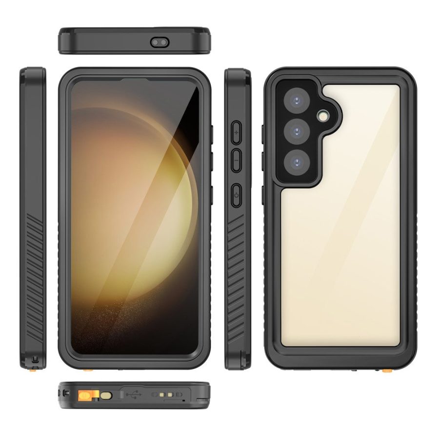 660175544A-10 REDPEPPER FS Series for Samsung Galaxy S24+ IP68 Waterproof Case Clear Back Panel Phone Cover